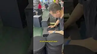 20s unlock factory subwoofer making #factory #soundbar #subwoofer