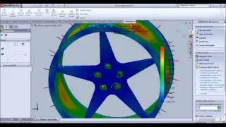 Design and analysis the Car Wheel 5- Solidworks
