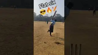 Flat six 💀🔥💯#shorts #cricket #reels #love #reels #viralshorts #ytshorts #tranding #foryou #yt #top