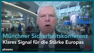 phoenix tagesgespr&auml;ch mit J&uuml;rgen Hardt zur M&uuml;nchner Sicherheitskonferenz am 13.02.26