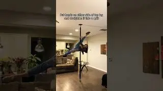 Intermediate pole combo. One of my faves #poledance #polefitness #pole