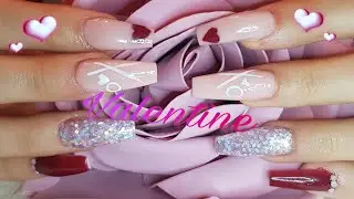 Valentines Nails ❤ Love & Kisses ❤ All CJP Acrylic System