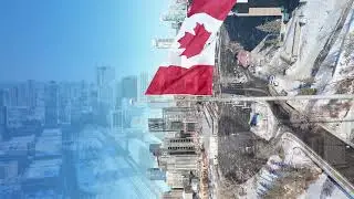 Downtown Calgary Rotation Cinematic 4K