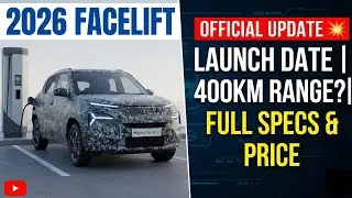 Tata Punch EV 2026 Facelift Official Update 💥 Launch Date, 400KM Range? Full Specs & Price