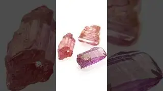 Very rare Natural Unheated Pink Tanzanite Zoisite Crystals