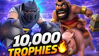INSANE PUSH! 🔥 Mega Knight Evo Takes Me to 10,000 Trophies | Clash Royale