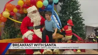 Chapel Hill VFD hosts 2nd annual Breakfast with Santa