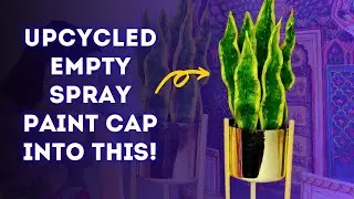 Upcycled cap planter..!! 😍