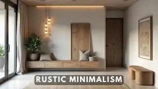Rustic Minimalism Interiors That Feel Calm & Timeless | A Home That Breathe