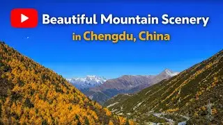Beautiful Mountain Scenery in Chengdu  China 4k