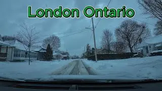 Hamilton - Gore - Clarke tour #automobile #traffic #snow #londonontario #city