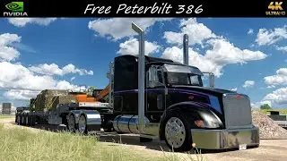 *Free Peterbilt 386* Mixed Load Hauled Norfolk to Lincoln *JBX2/TAA Graphics Combo* ATS PC 4K 1.54