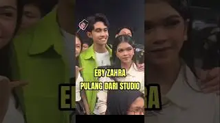 Detik-detik Eby dan Zahra Keluar Dari Studio!