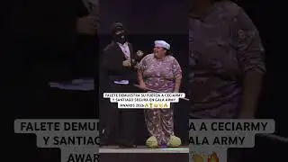 FALETE CON SANTIAGO SEGURA Y CECIARMY🤣#falete #armyawards #ceciarmy #zonagemelos #santiagosegura