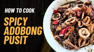 Spicy Adobong Pusit 🌶