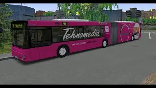OMSI 2 - Novi Sad line 30 - MAN Stadtbusfamilie NG313 - Tehnomedia Repaint