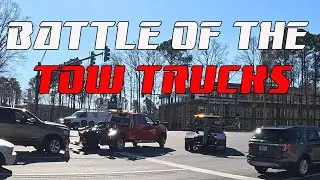 I Witnessed a Tow Truck BATTLE in the Middle of an Intersection!