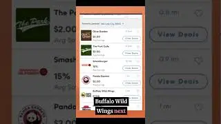 Shoppy Shop's dining discounts app