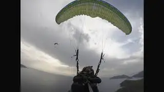 Acro Tandem Paragliding Flight from Babadag, Oludeniz, Turkey