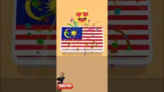 Teka-Teki Bendera - MALAYSIA - Lets learn about country #shorts #gaming #country
