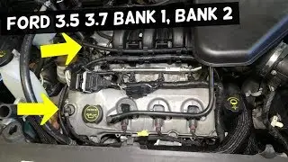 WHICH SIDE IS BANK 1 BANK 2 ON FORD 3.5 3.7 EDGE FLEX TAURUS FUSION MKX MAZDA CX-9