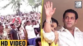 Salman Khan Wishes Eid To Fans | Race 3 | LehrenTV