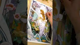 I painted the Tarot Card for all artists & creatives! 🎨