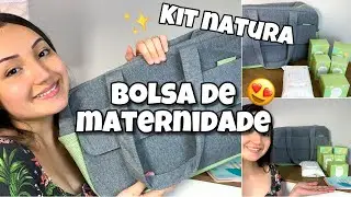 BOLSA MATERNIDADE DA NATURA MAM&Atilde;E E BEB&Ecirc; + KIT HIGIENE COMPLETO  | RESENHA 2021 | Camila Ester.