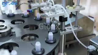 GSW081-Rotary Type Automatic Filling Capping Machine+Sprayer+Bottle Labeling+PP268