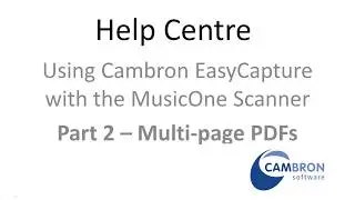 Cambron EasyCapture (part2) Multi-page PDFs