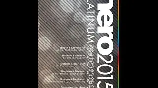 How to install Nero 2015 Platinum Edition + serial + FREE Download