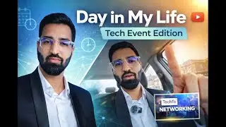 Day in my life where I stepped out for my first tech networking event and learned a lot.