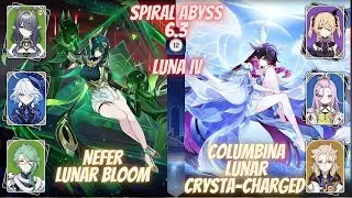 Lunar Gallore - Nefer/Lauma and Columbina go brrrrrr... in Spiral Abyss 6.3