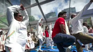 First International Day of Yoga celebrated at the United Nations (Audio Slideshow)