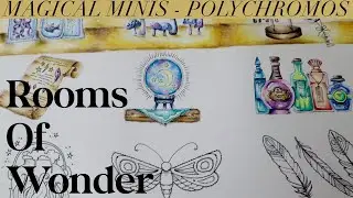 Colouring with Polychromos in Rooms of Wonder #johannabasford