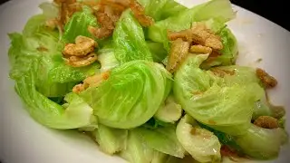 Quick and Fragrant Stir-fry Brussels Sprouts | 快速和喷香的炒抱子甘蓝