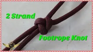 Making of 2 Strand Footrope Knot  | Footrope Knot  Tutorial | #knottechnology |#knot