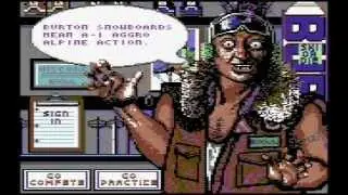 Let's Play Ski Or Die (Commodore 64 / German)