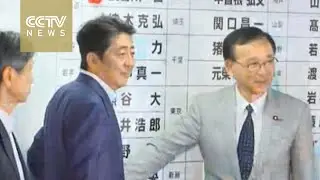 Japan exit polls give Shinzo Abe victory and ability to change constitution to go to war