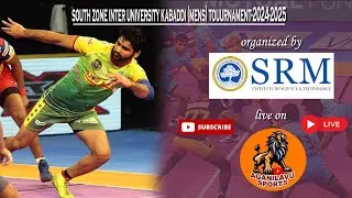 Rajiv Gandhi bangalore VS Karnataka Law Univ II South_zone match2024-25 #SRM IST