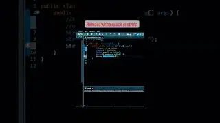 How to Remove white space in string? | java |String | 
