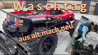 ich habe einen gebrauchten Traxxas X-Maxx gekauft, XMAXX RC-Wäsche und Pflege mit Anton und WD40