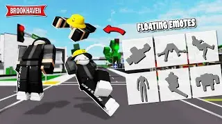 7 EMOTES UGC FLOATING In Brookhaven RP - Roblox