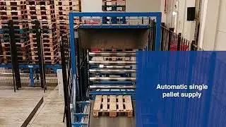 Linia do sortowania i naprawy palet MdP Serwis