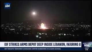 Massive explosion as IDF strikes Hezbollah arms depot in Lebanon