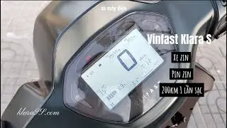 Vinfast Klara S - Xe zin dùng pin zin chạy 200km 1 lần sạc