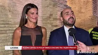 9 SETTEMBRE 2025 - LUCERA: “IO SONO CAPITALE DI PUGLIA”, BIANCA GUACCERO TRA I TALENTI PREMIATI