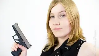 Kim's First Time Rapid Firing Glock 19 - Witte Artistry Guest Star