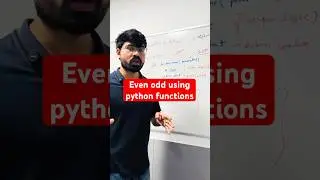 Odd or even using function in python. #python #education #pythoninterview #evenodd #coding #ai #code