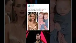 Amber Heard has welcomed twins❤#amberheard #trending #twins